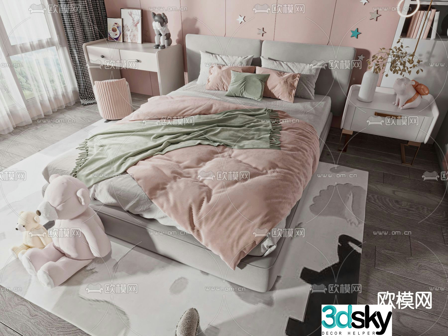 Children’s bed 3d model