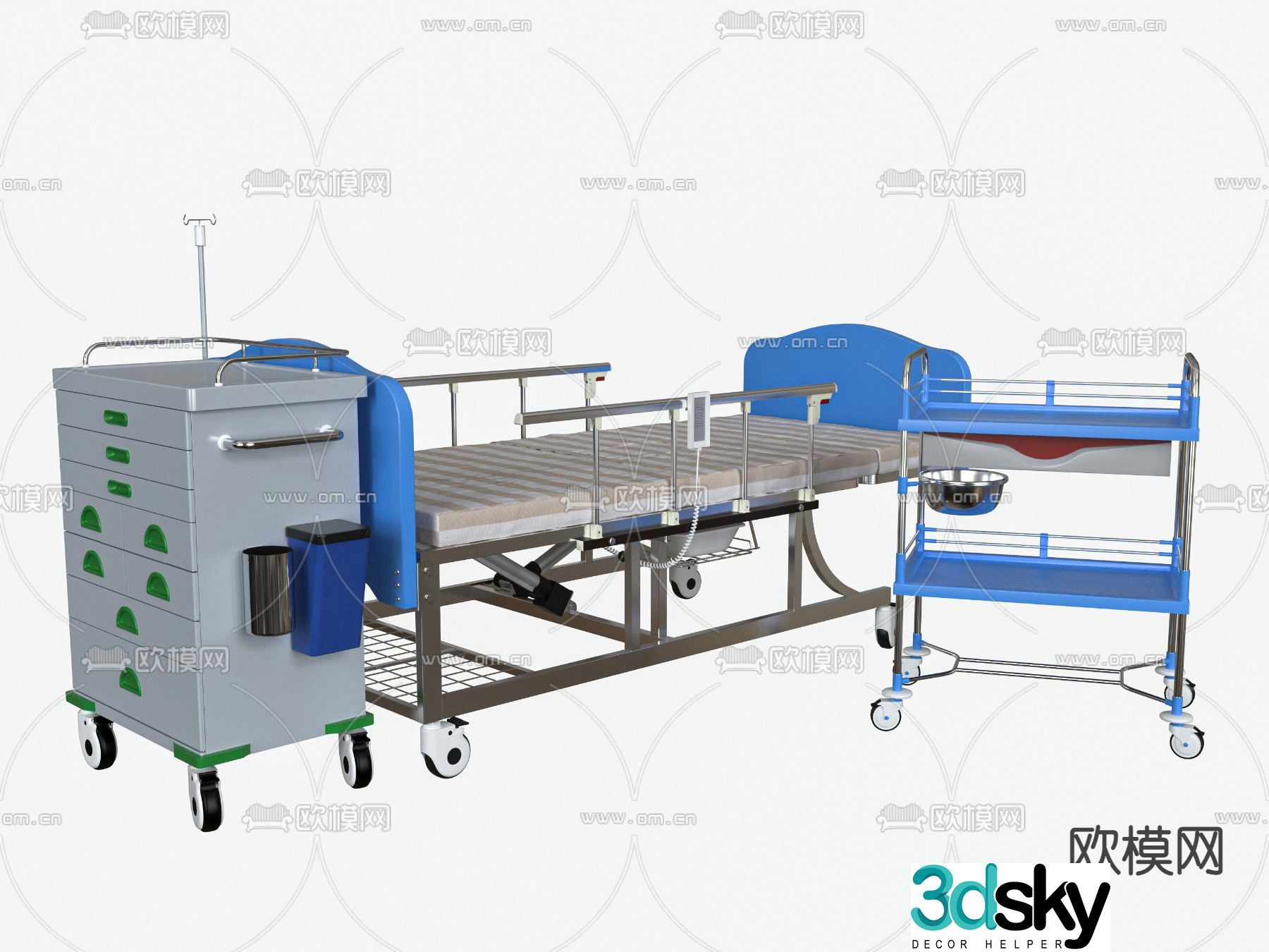 Modern medical equipment 3d model