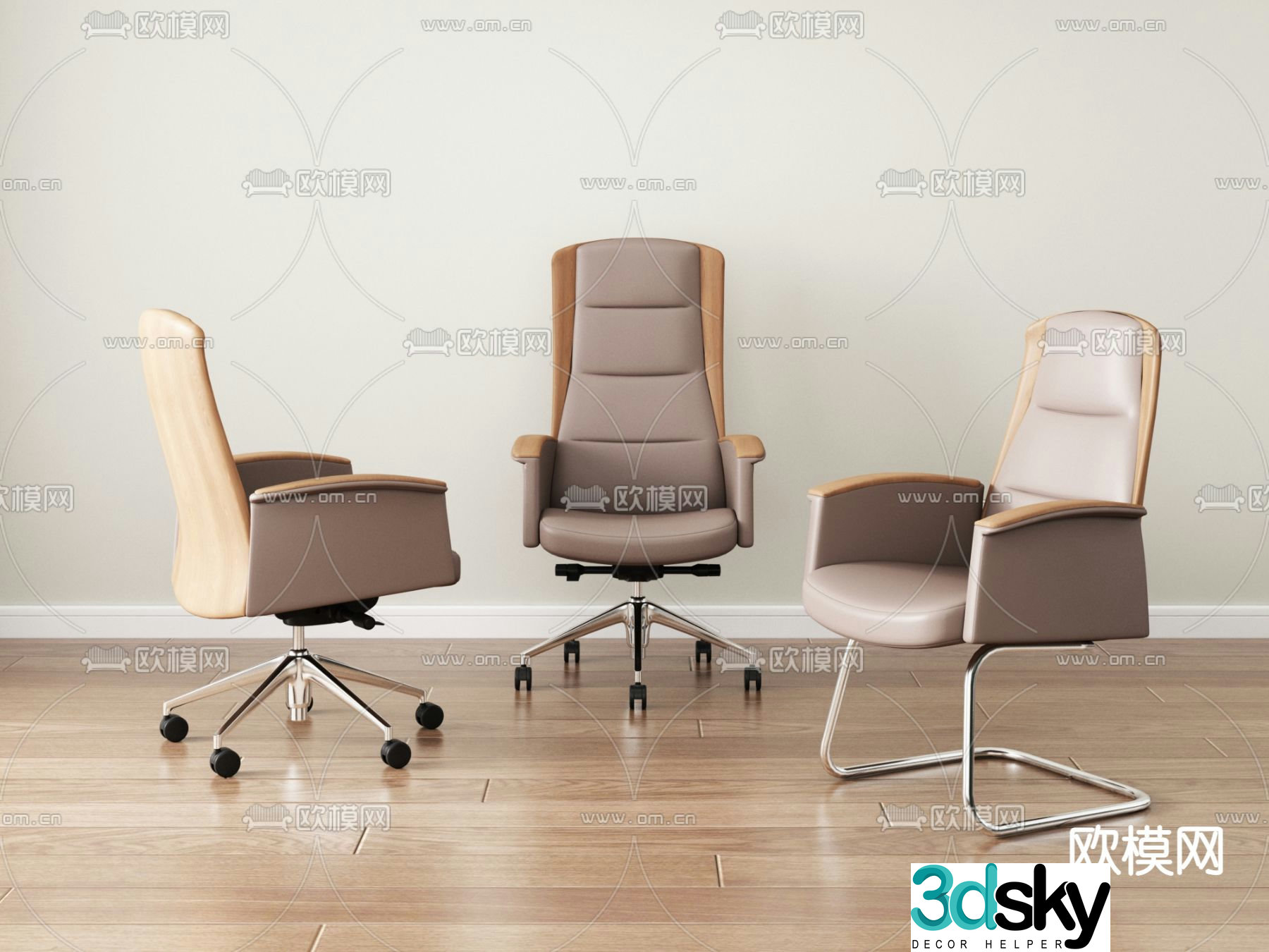 Office chair executive chair office chair conference chair 3D model