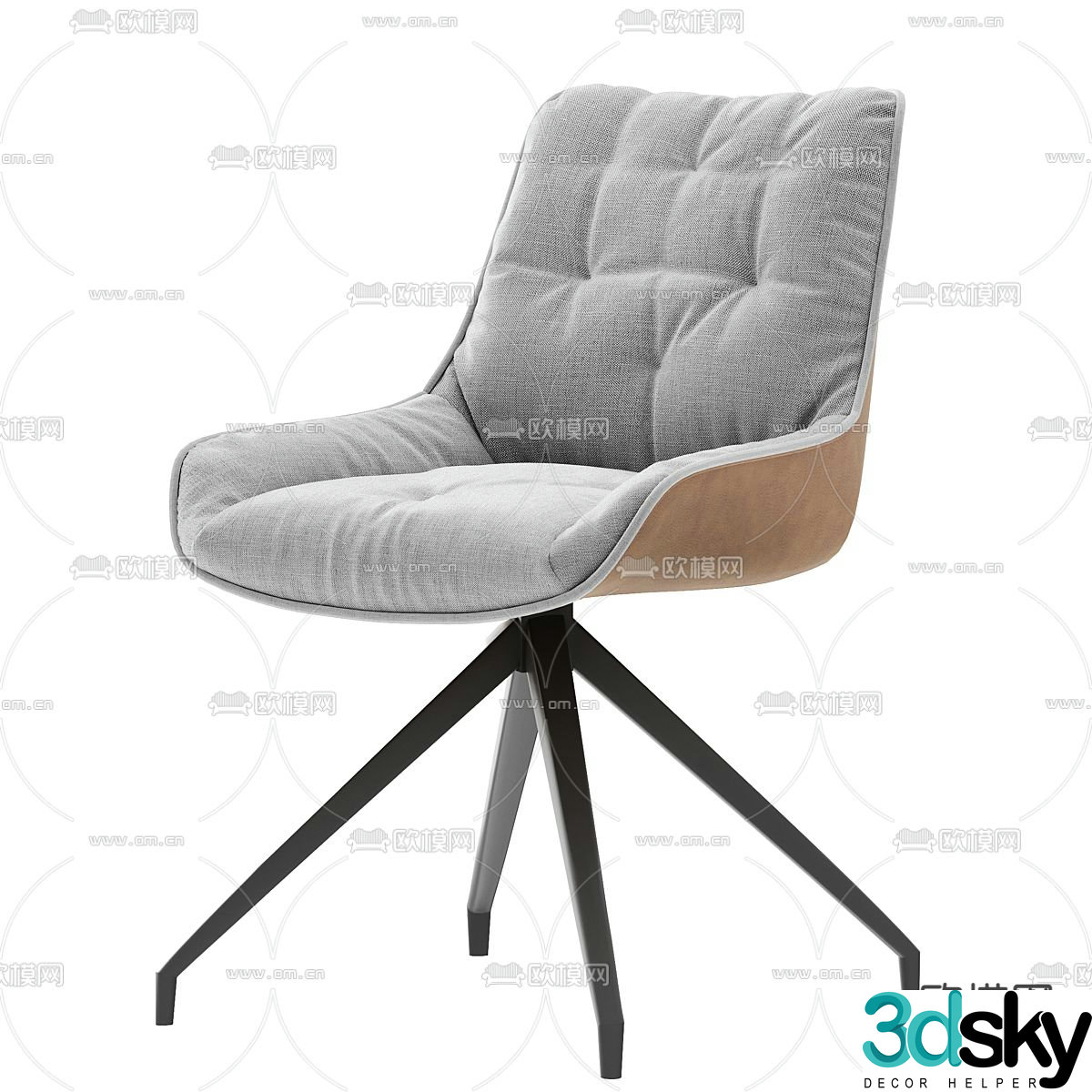 Joely office chair 3d model