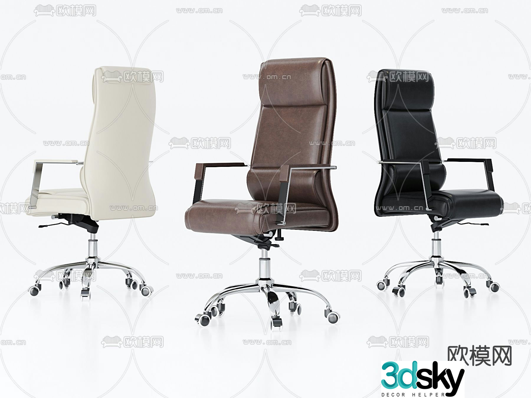 Office chair executive chair boss chair 3d model