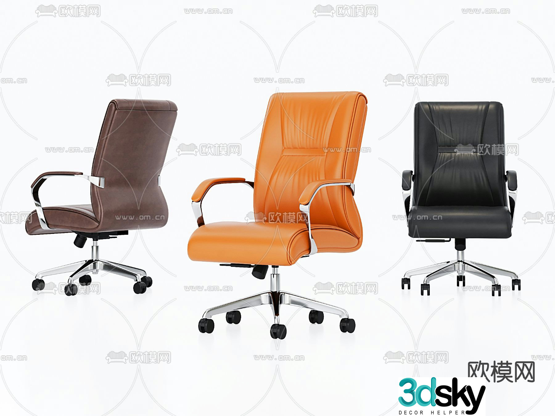 Boss chair executive chair office chair 3d model