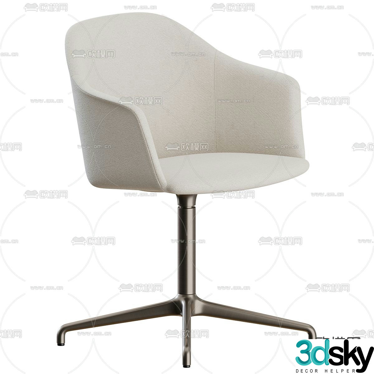 Negotiation chair office chair 3d model