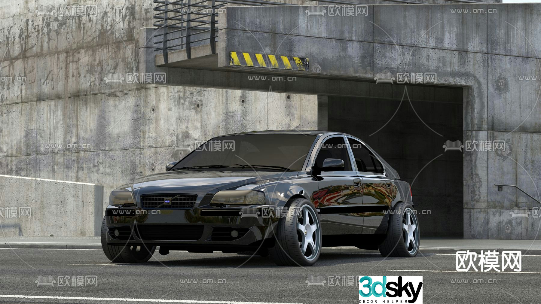car sedan 3d model