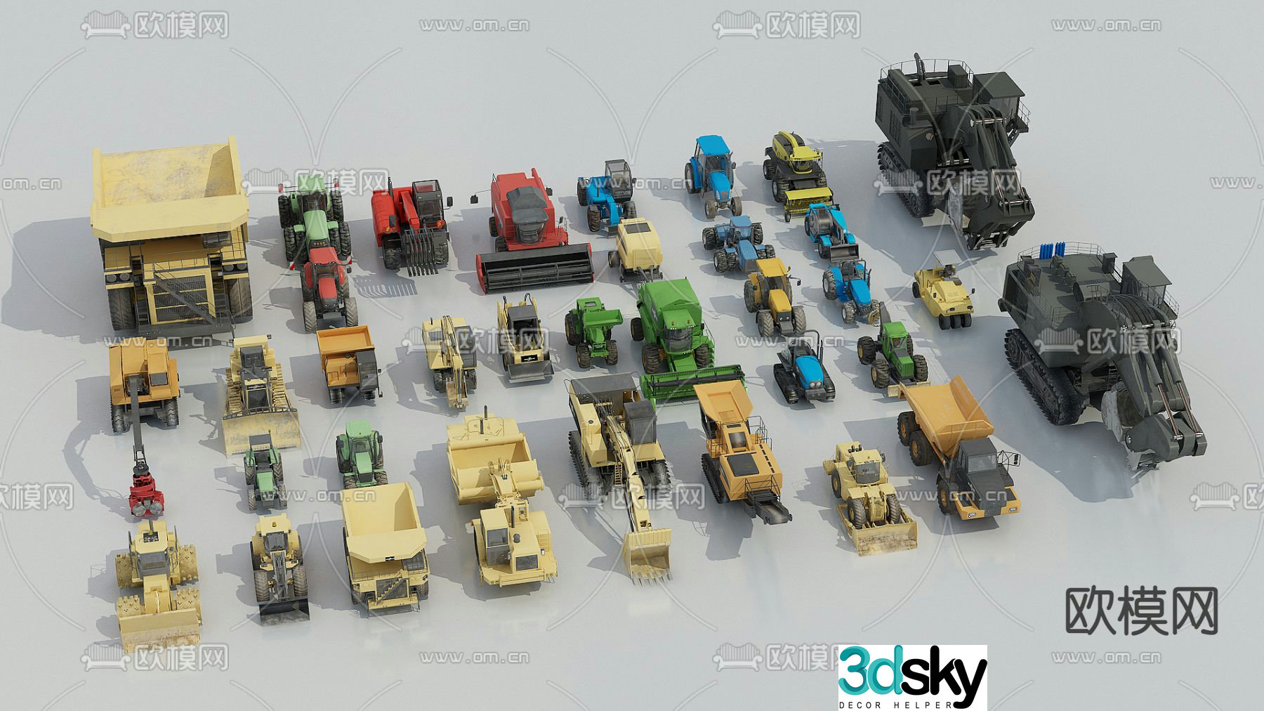 Engineering vehicle, engineering equipment vehicle, excavator vehicle 3d model
