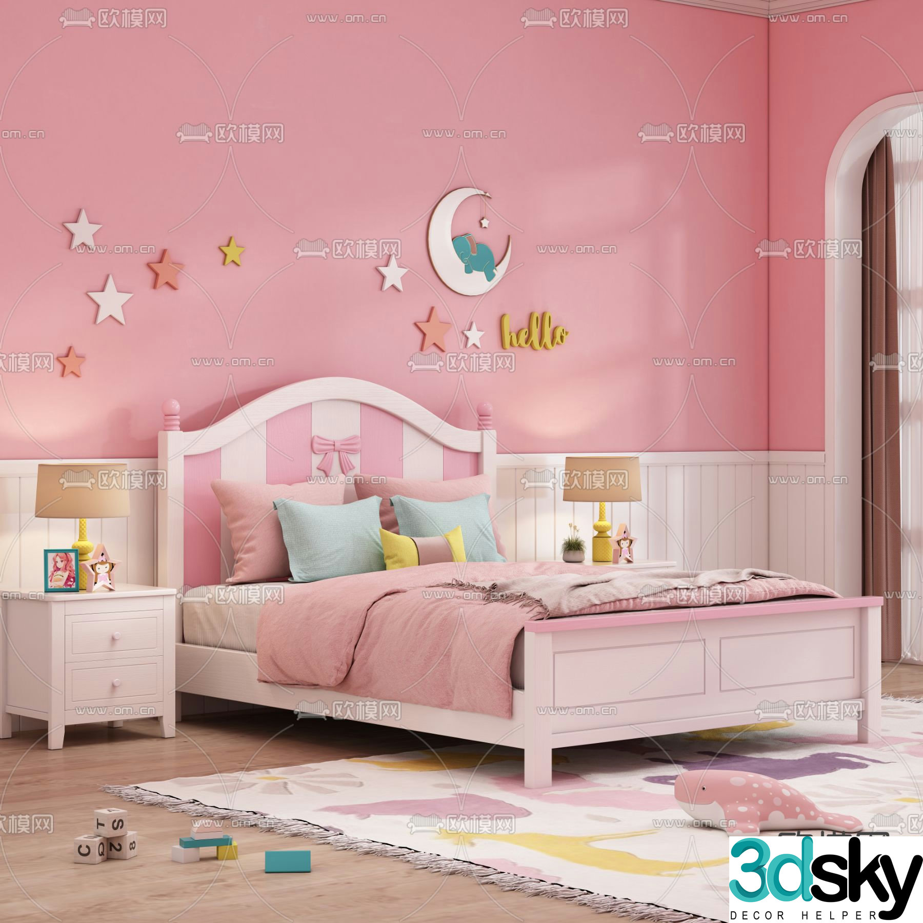 Children’s bed 3d model