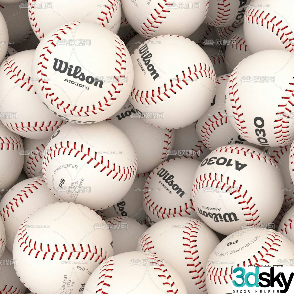 baseball 3d model