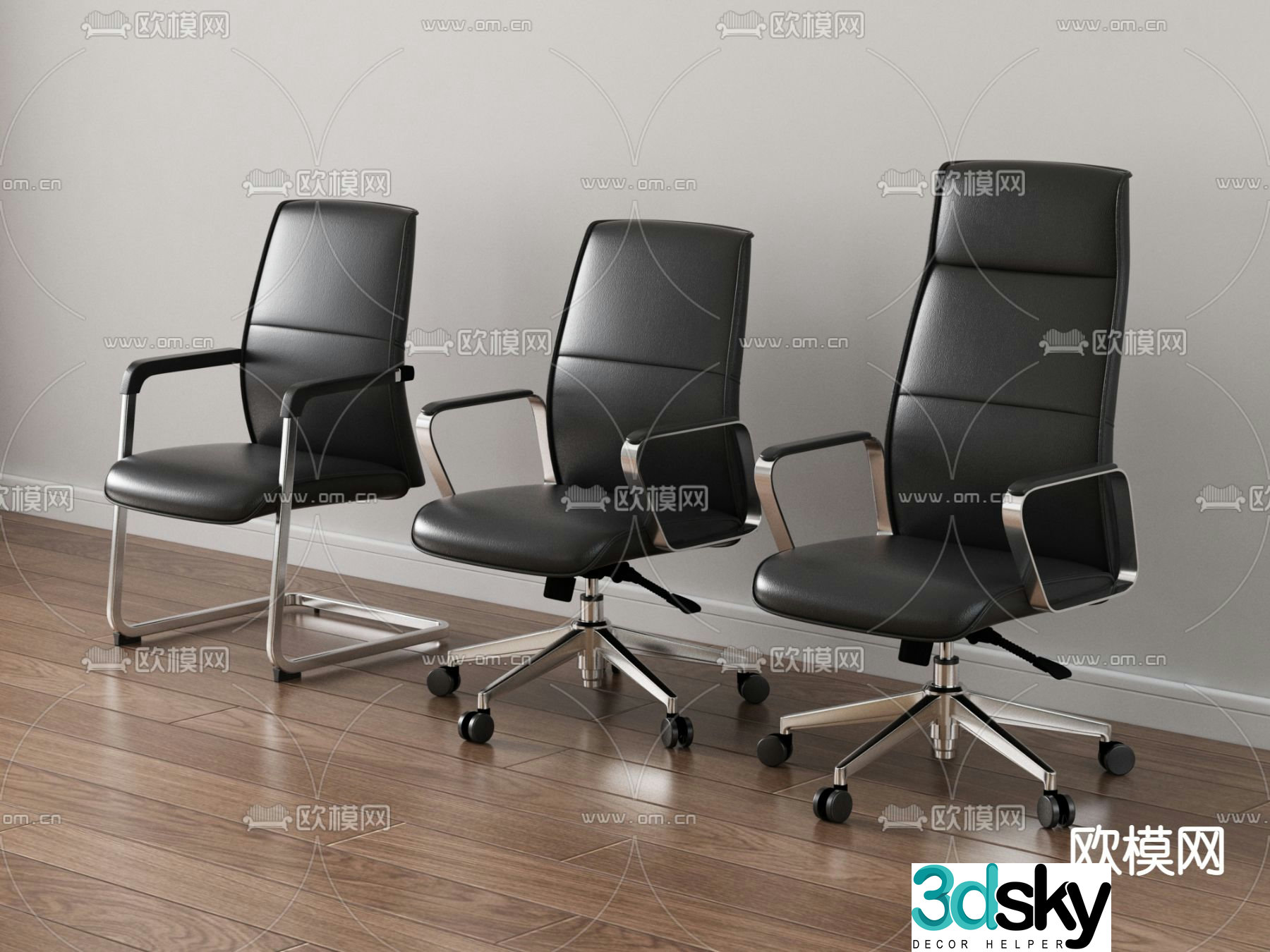 Office chair executive chair staff chair conference chair office chair 3D model