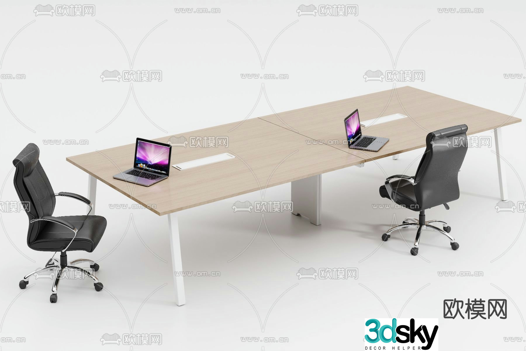 Modern conference table conference table 3d model