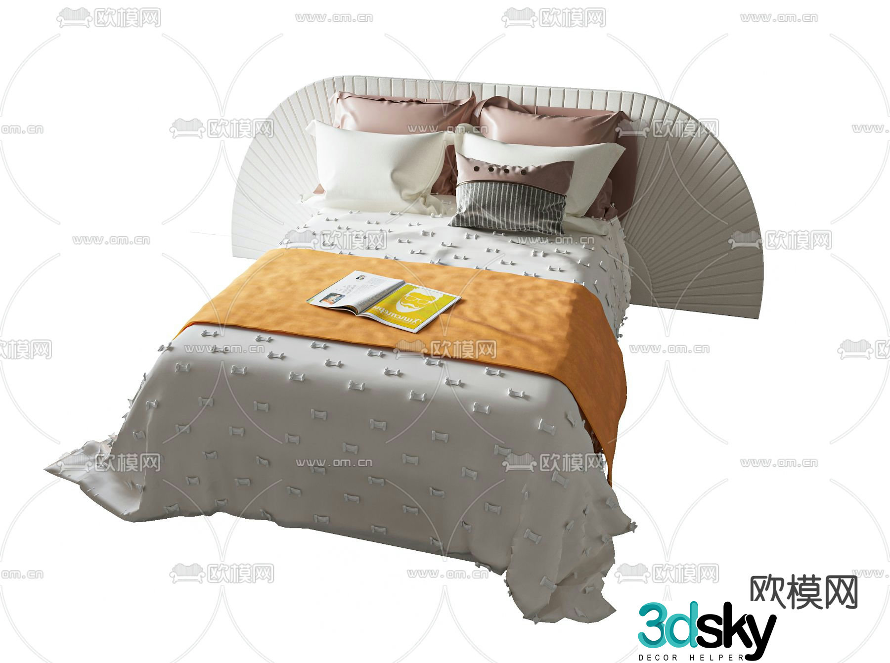 Modern children’s bed 3D model
