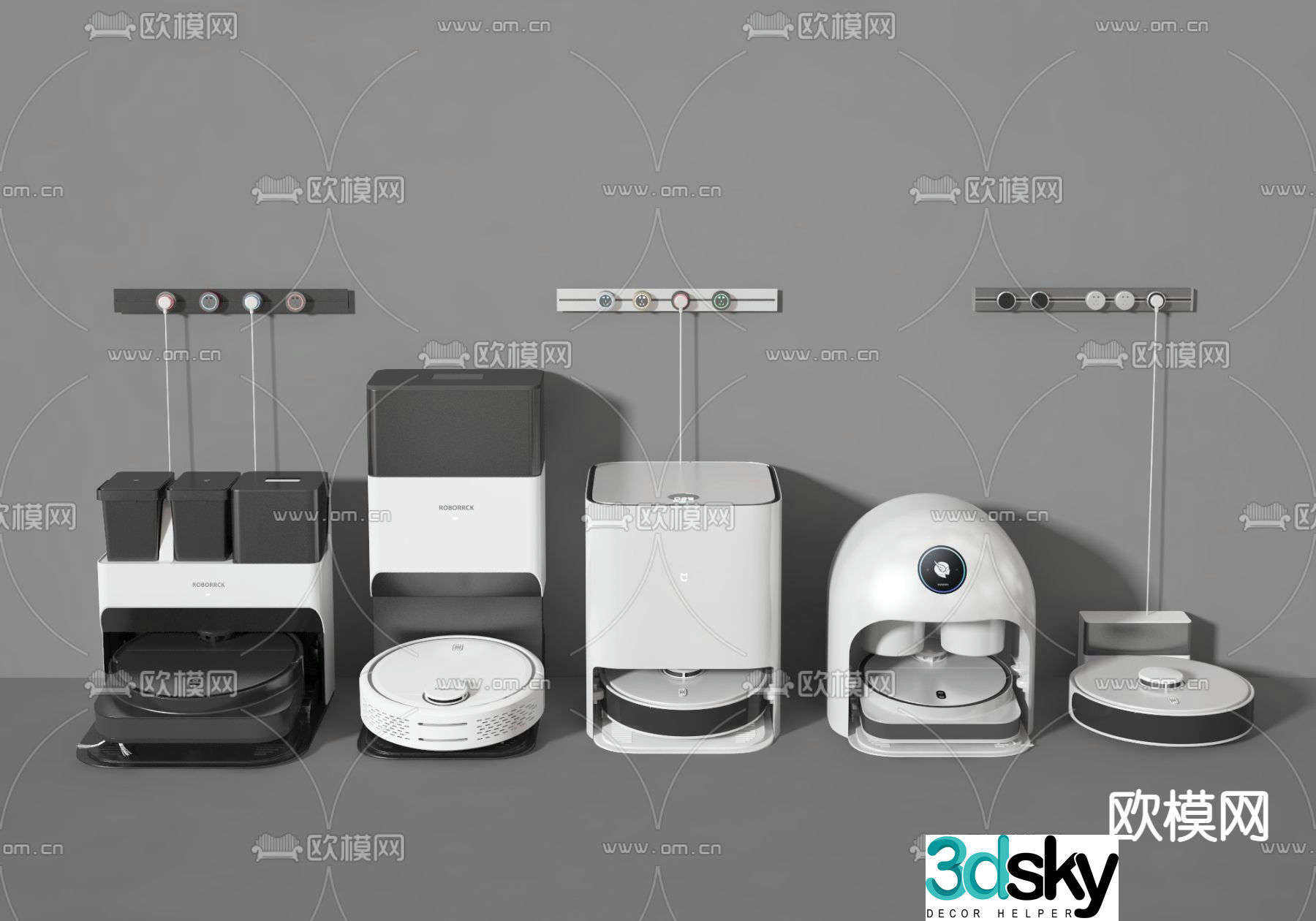Sweeping robot sweeper 3d model