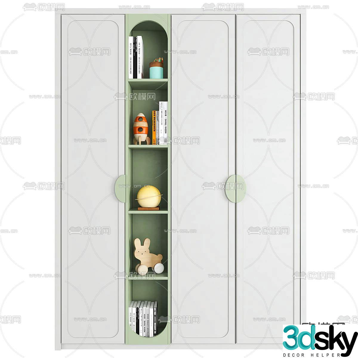 Children’s wardrobe 3d model