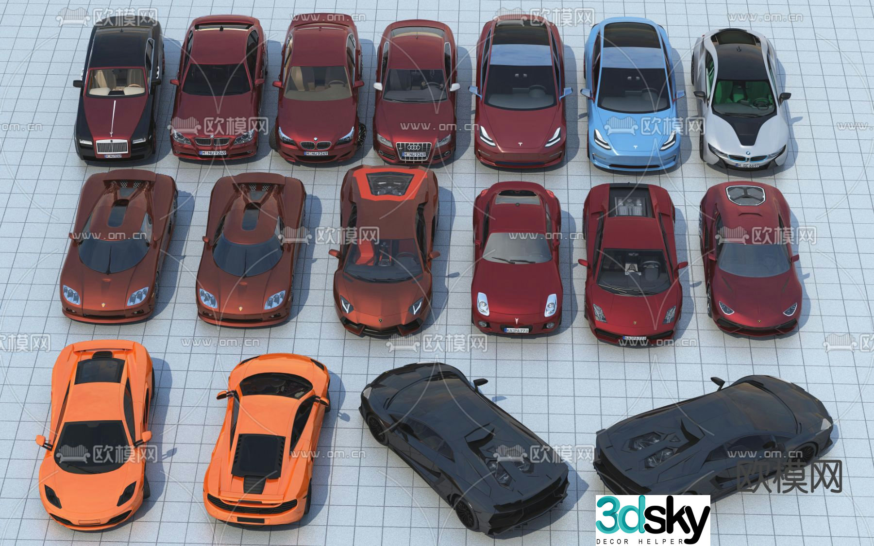 car sports car 3d model