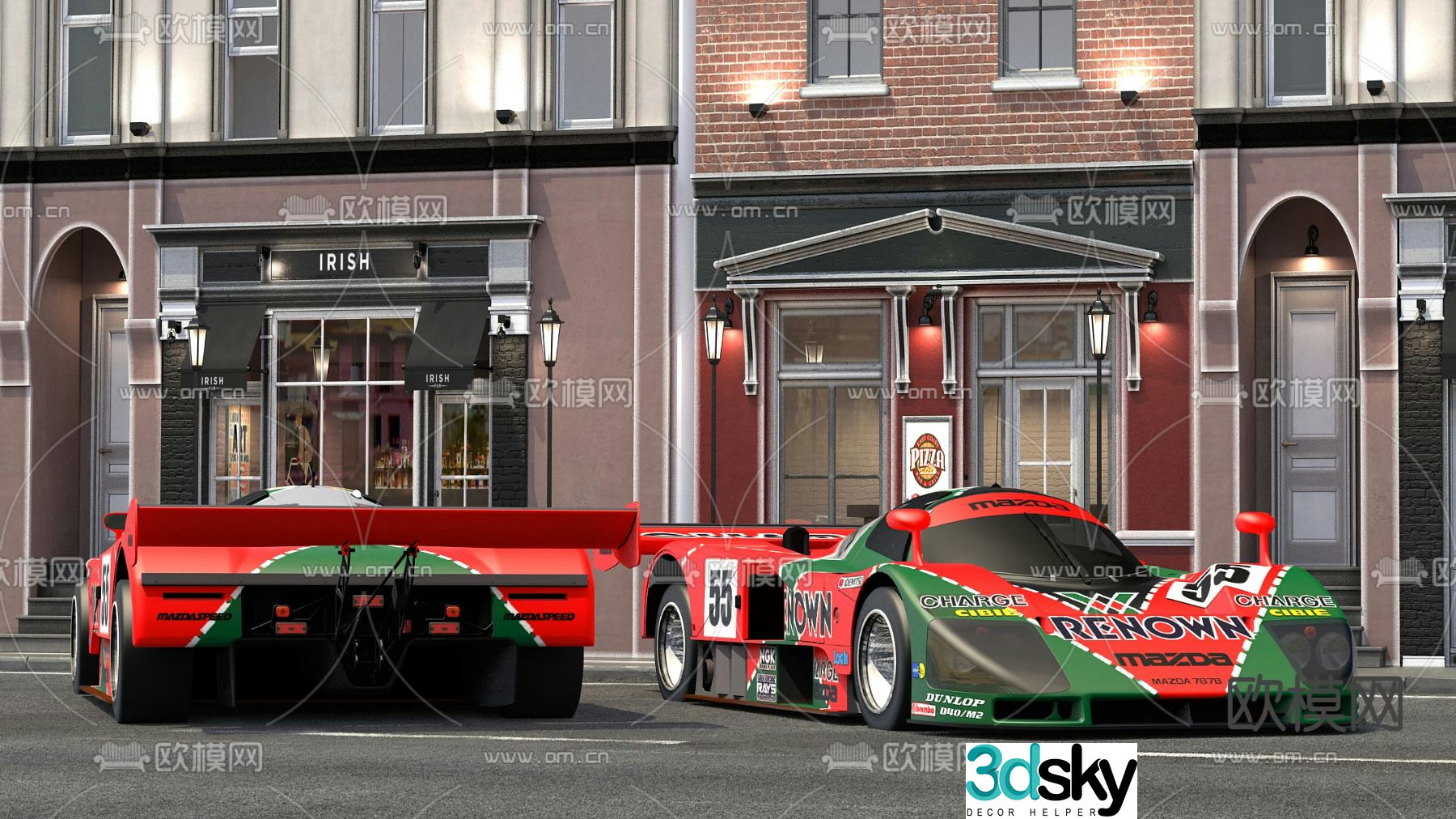 racing car 3d model