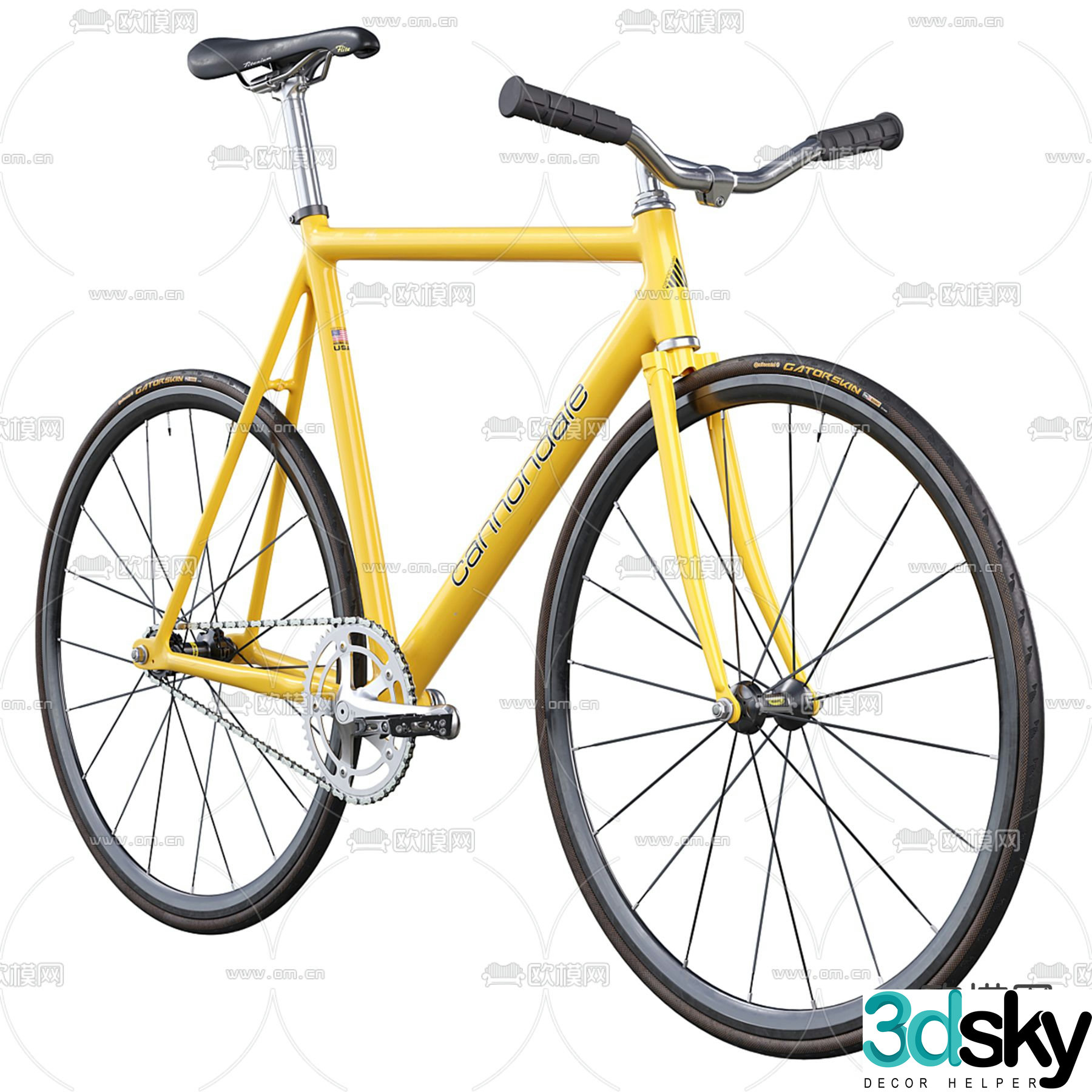 track bike 3d model