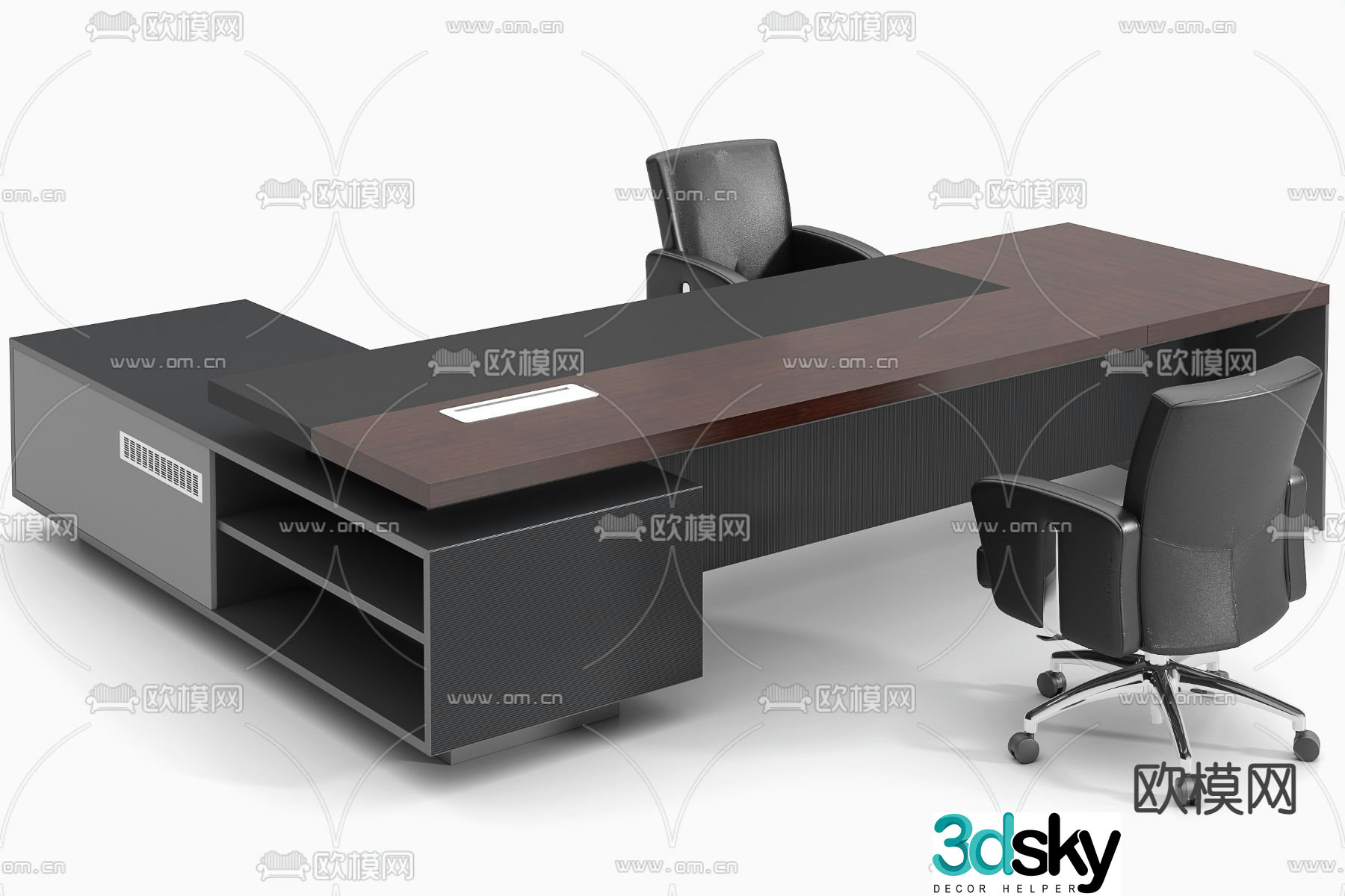 Executive desk executive desk 3d model