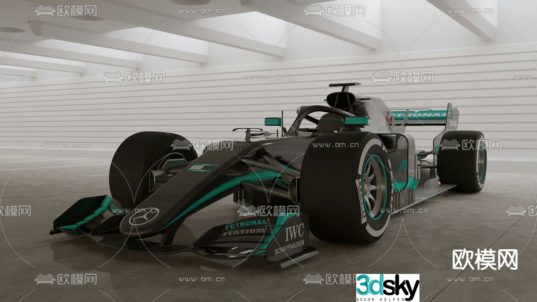 FE Formula Electric Racing Four-wheel Drive 3D Model