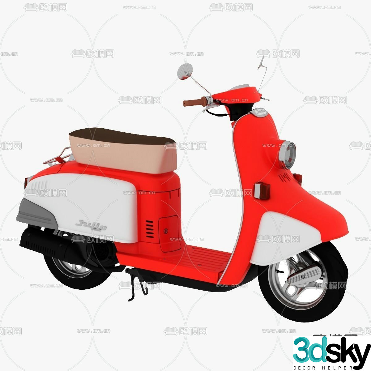 Honda Julio Scooter electric car 3d model