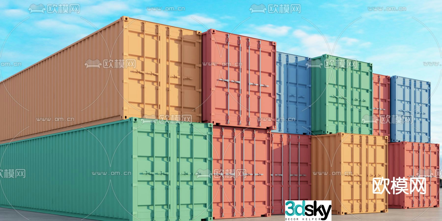 container 3d model