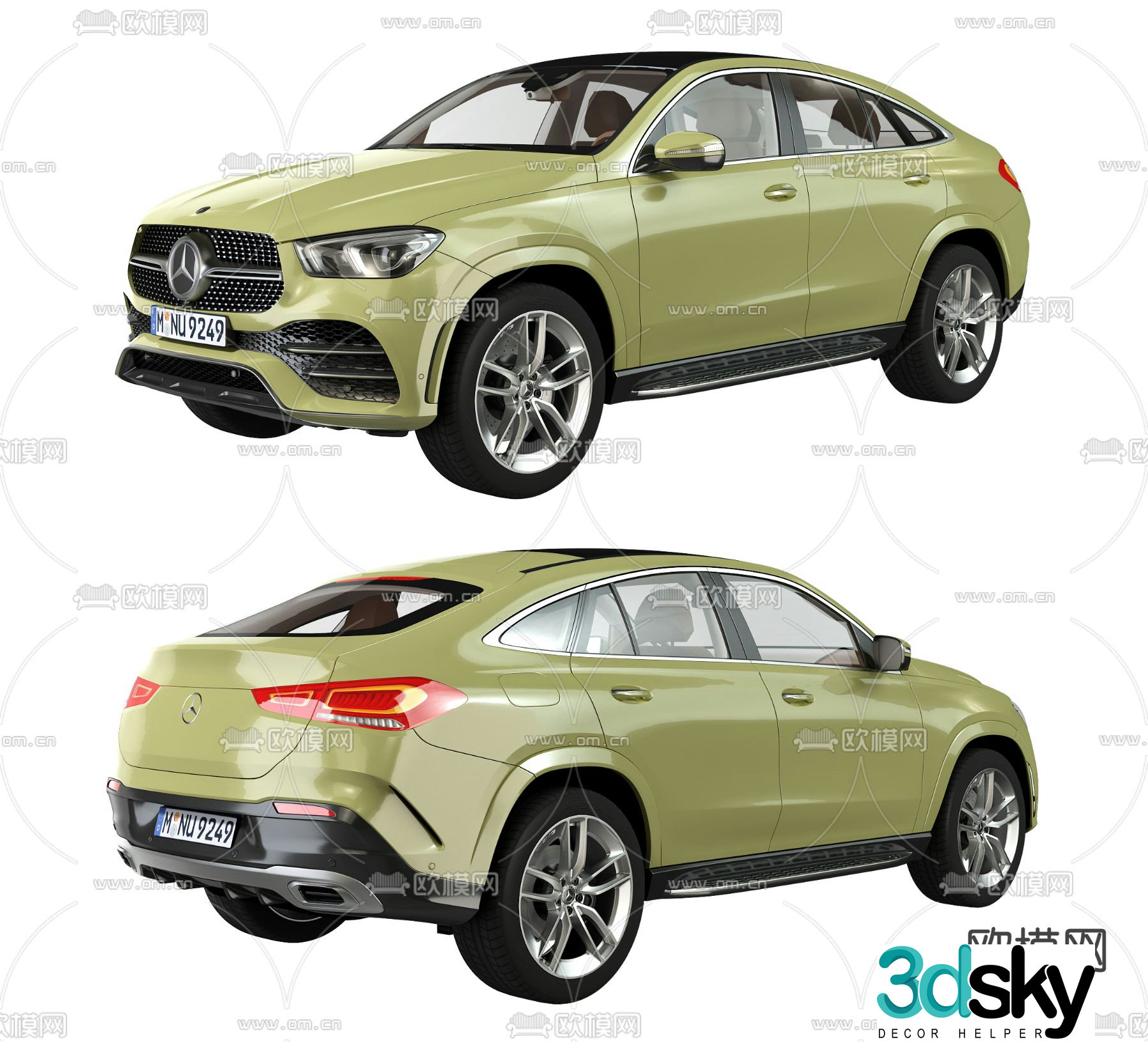 Mercedes Benz SUV off-road vehicle 3d model