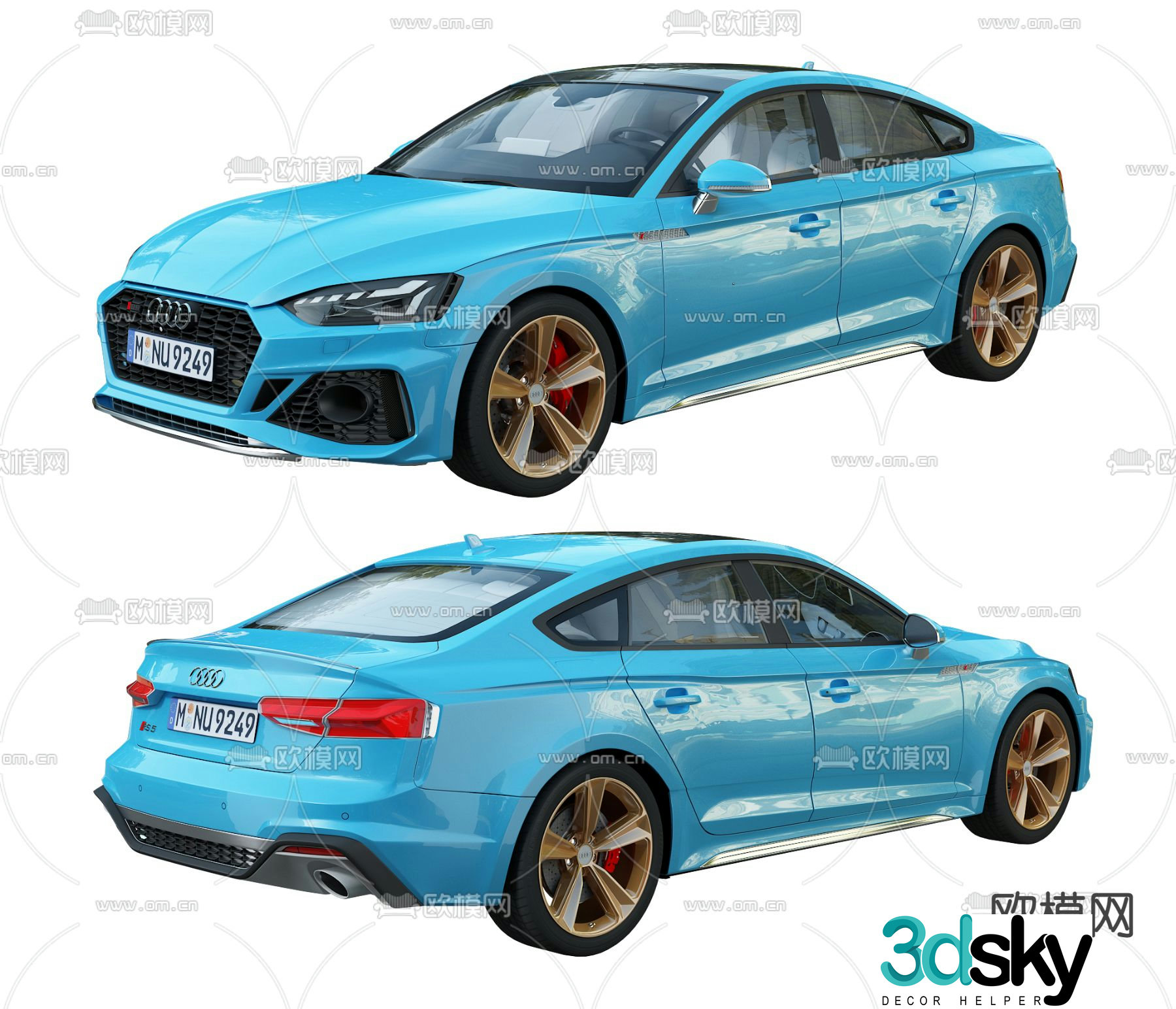 Audi car 3d model