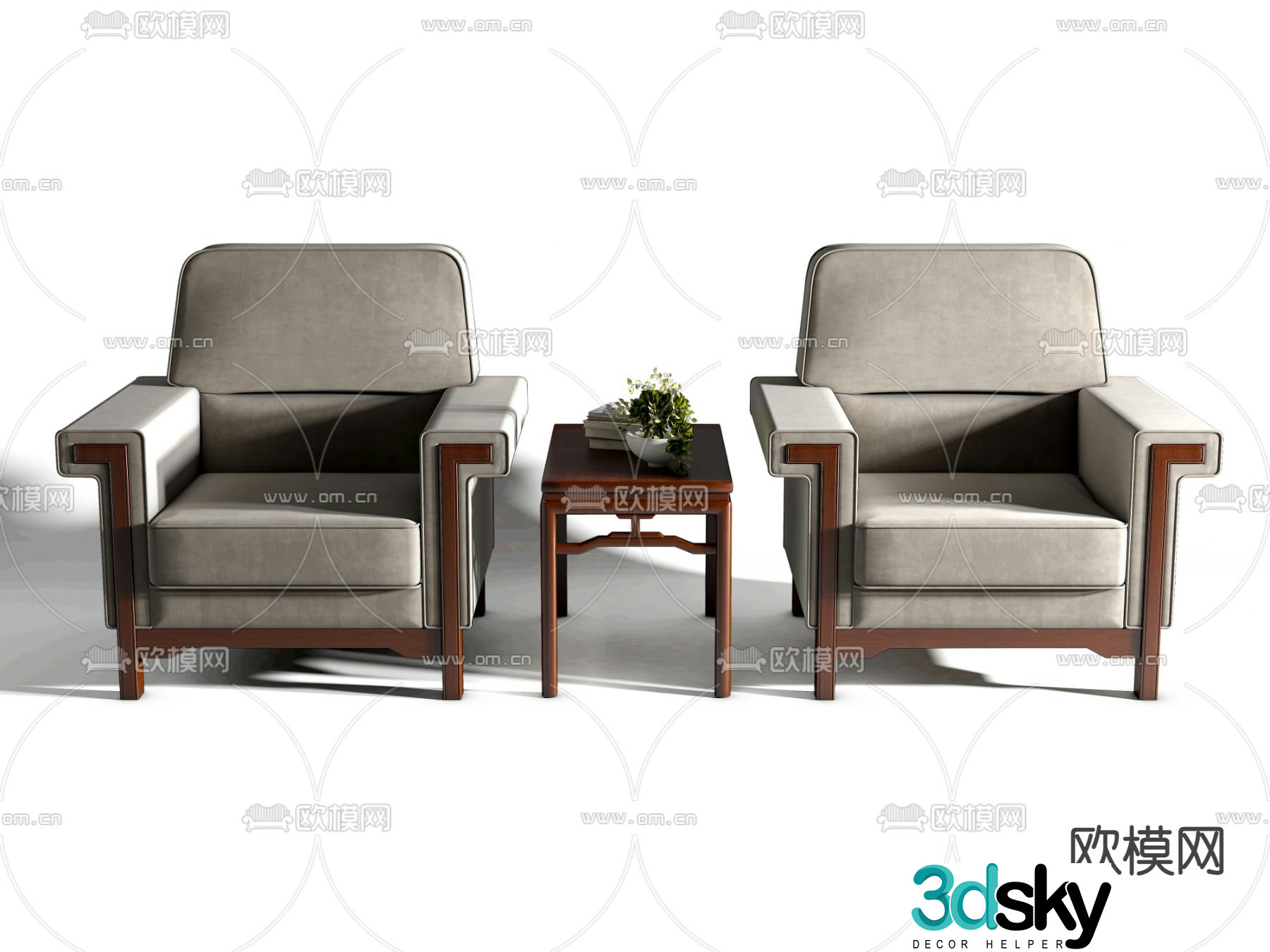 VIP sofa conference sofa reception sofa 3d model