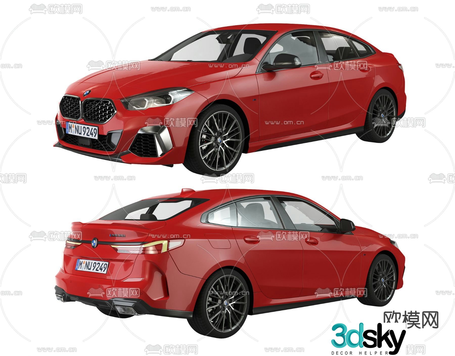 BMW car 3d model