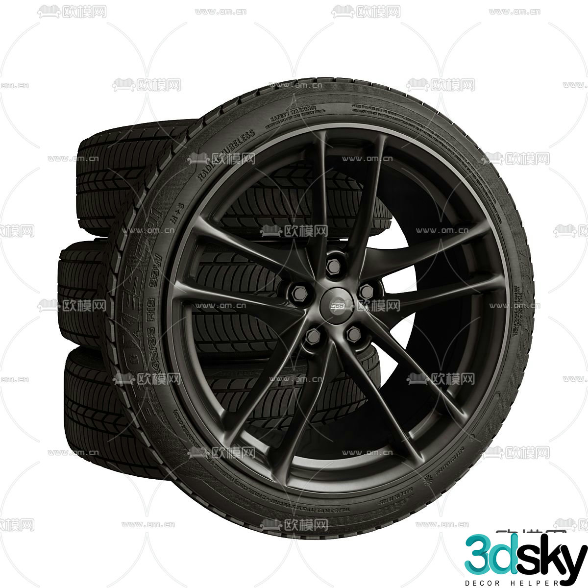 tire tire wheel 3d model