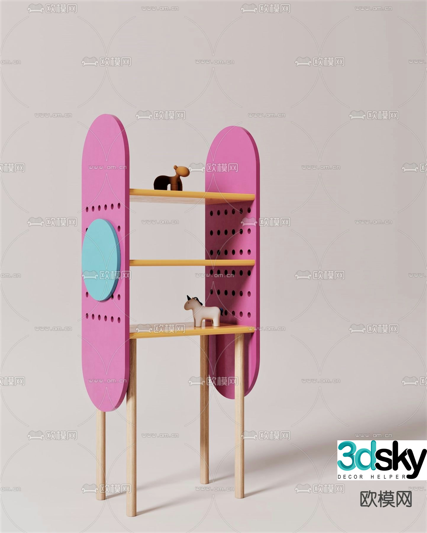 Children’s decorative cabinet 3d model