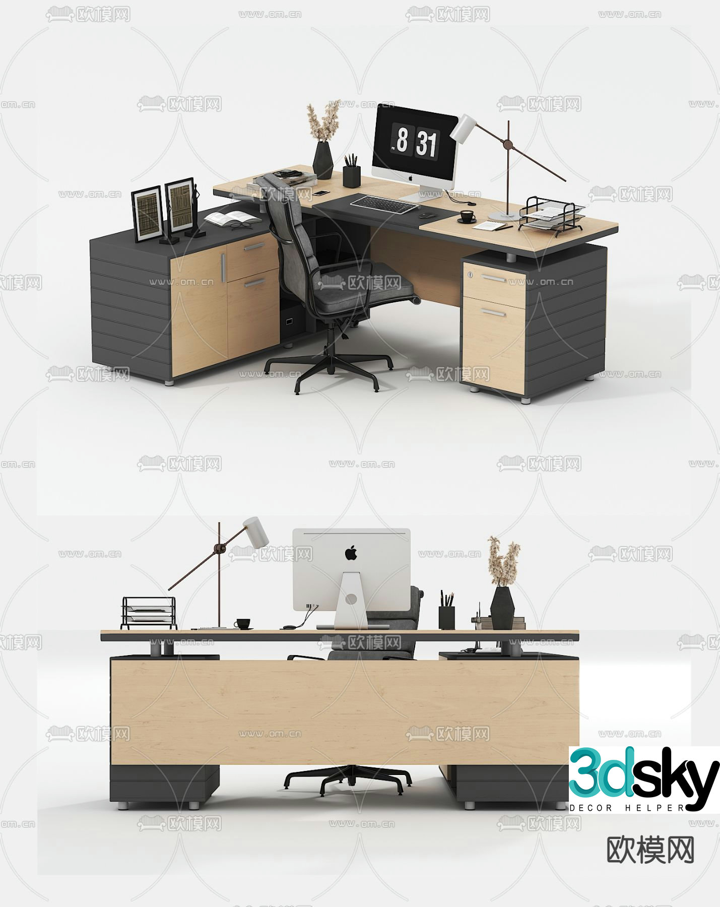 Desk desk desk 3d model