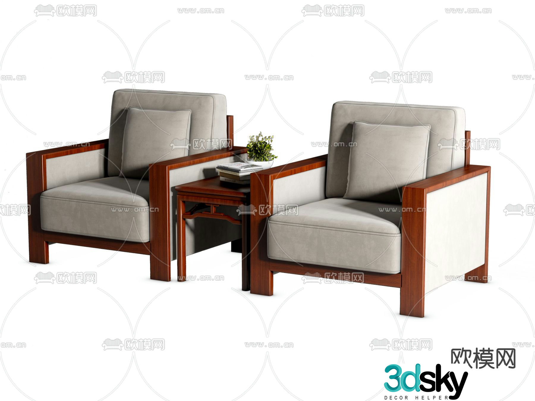 Office sofa VIP sofa reception sofa 3d model
