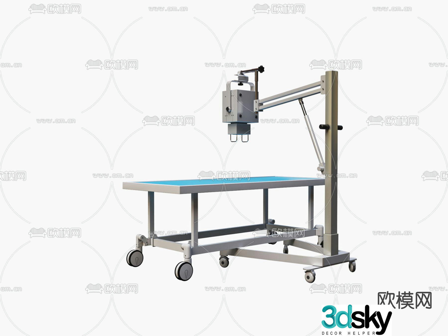 Mobile X-ray machine 3d model