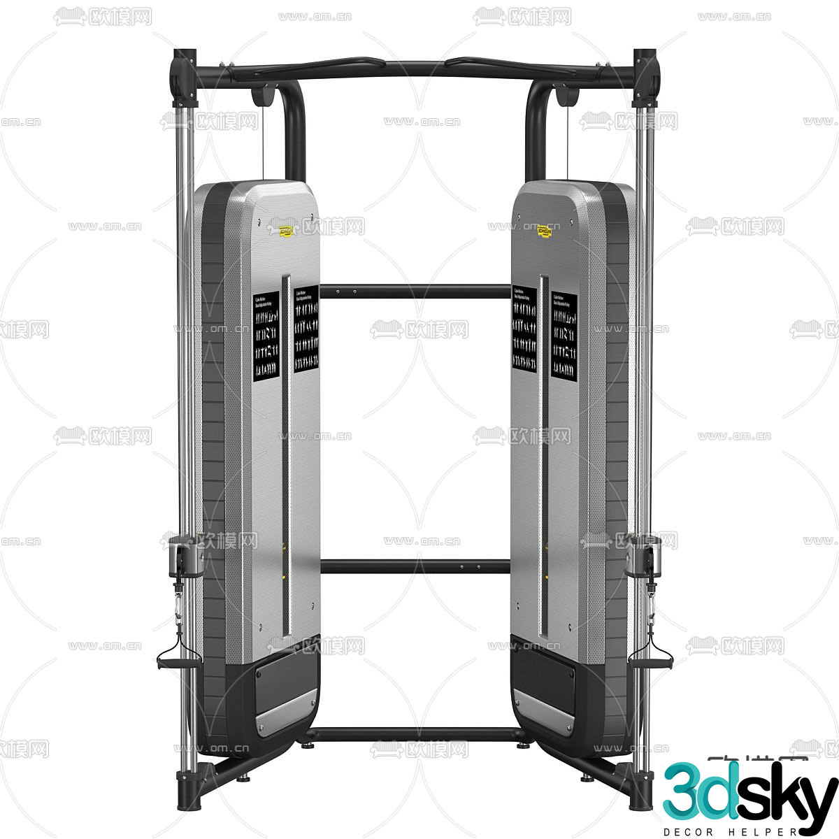 Multifunctional equipment fitness equipment 3d model