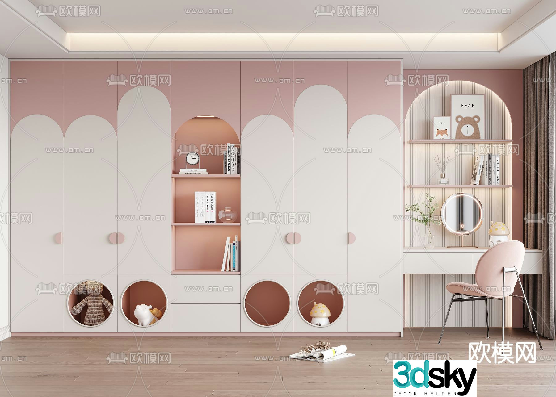 Children’s wardrobe 3d model
