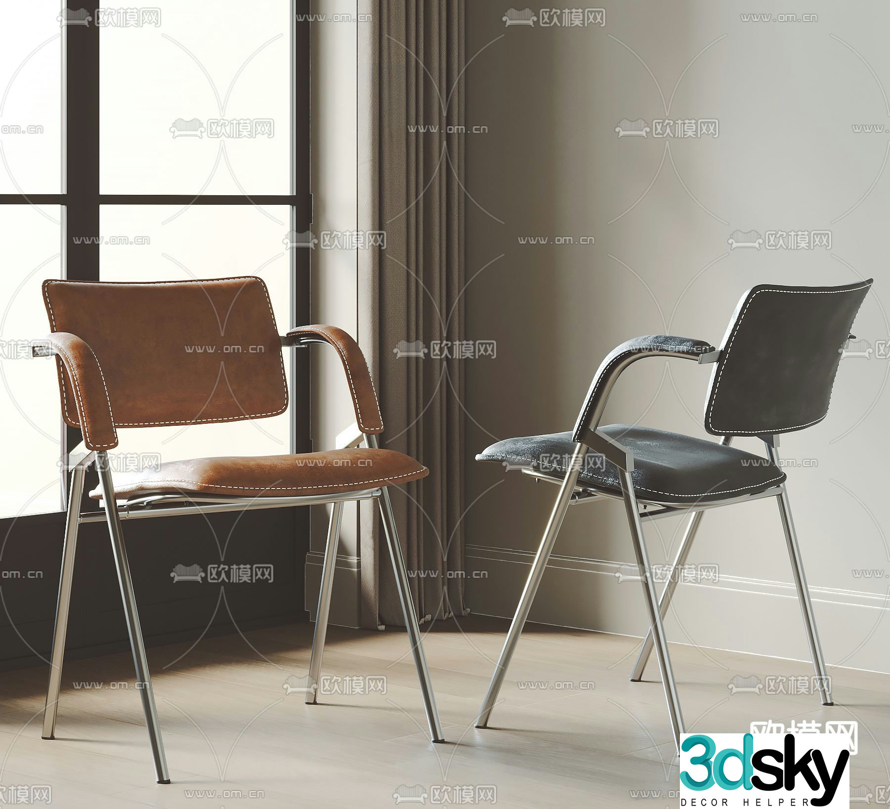 Office chair conference chair 3d model