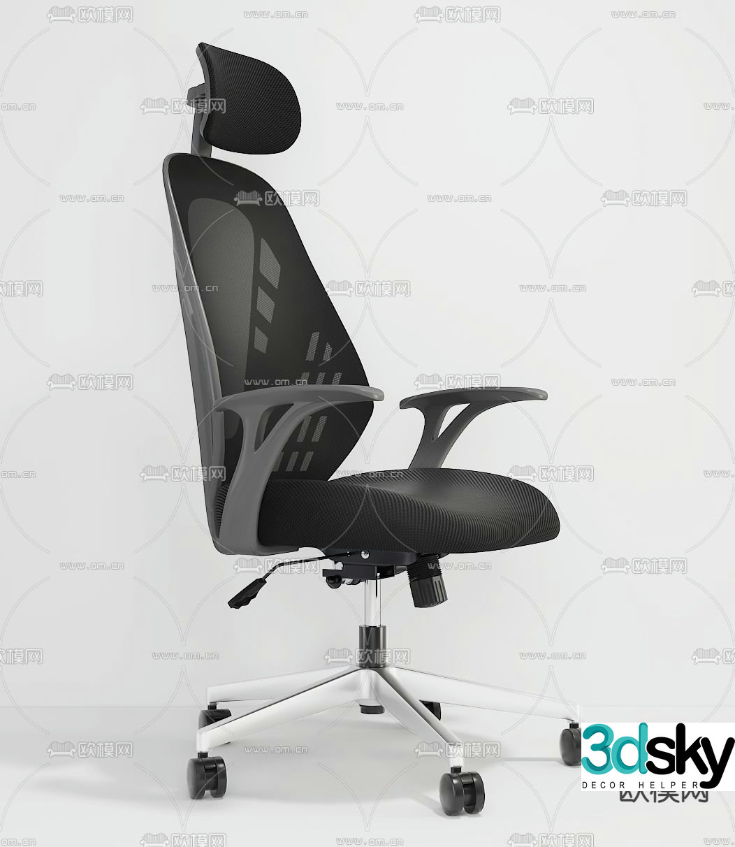 Office chair computer chair 3d model
