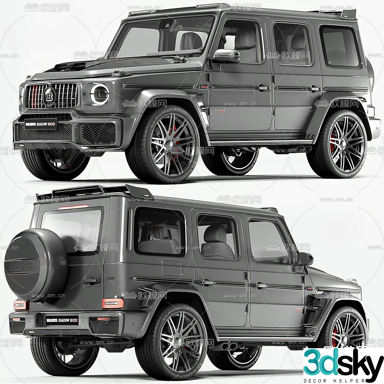 car jeep off road vehicle 3d model