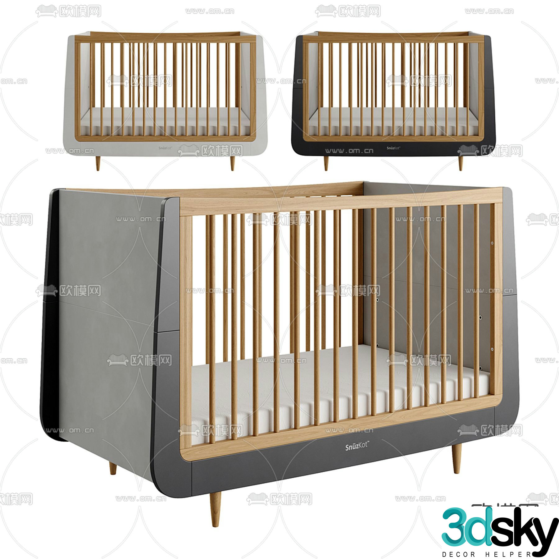 crib 3d model