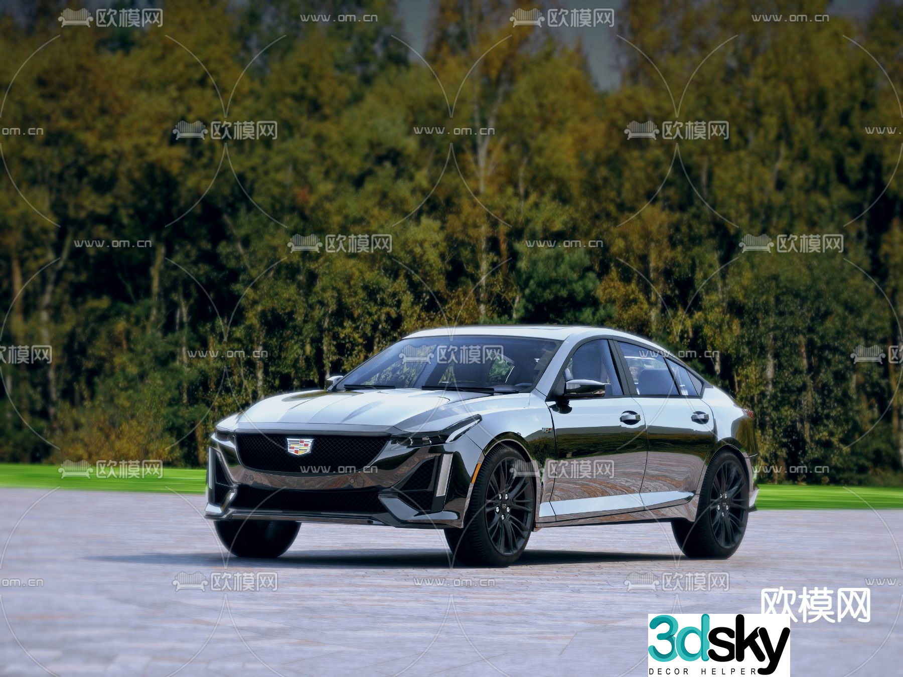 Cadillac car 3d model