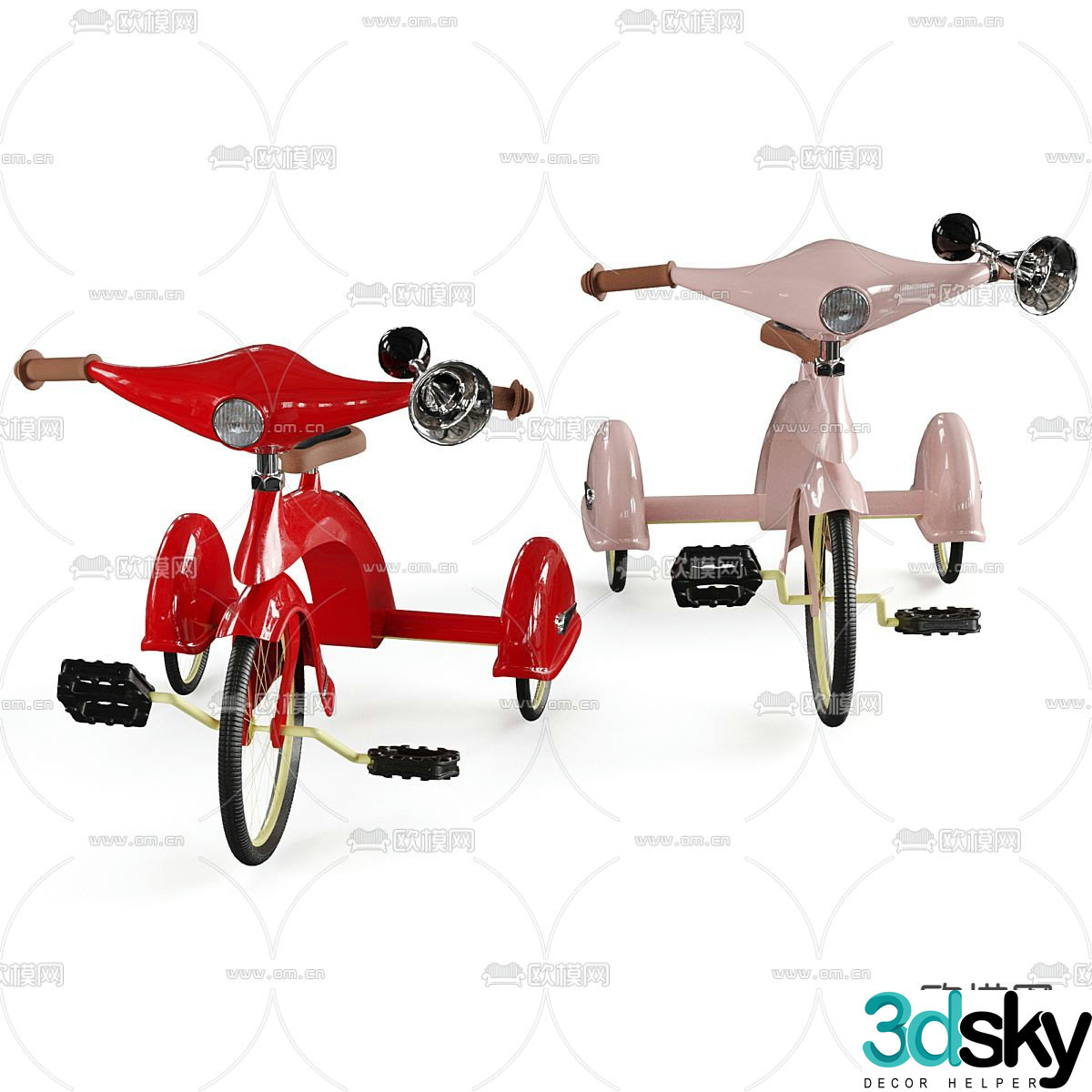 Children’s tricycle 3d model