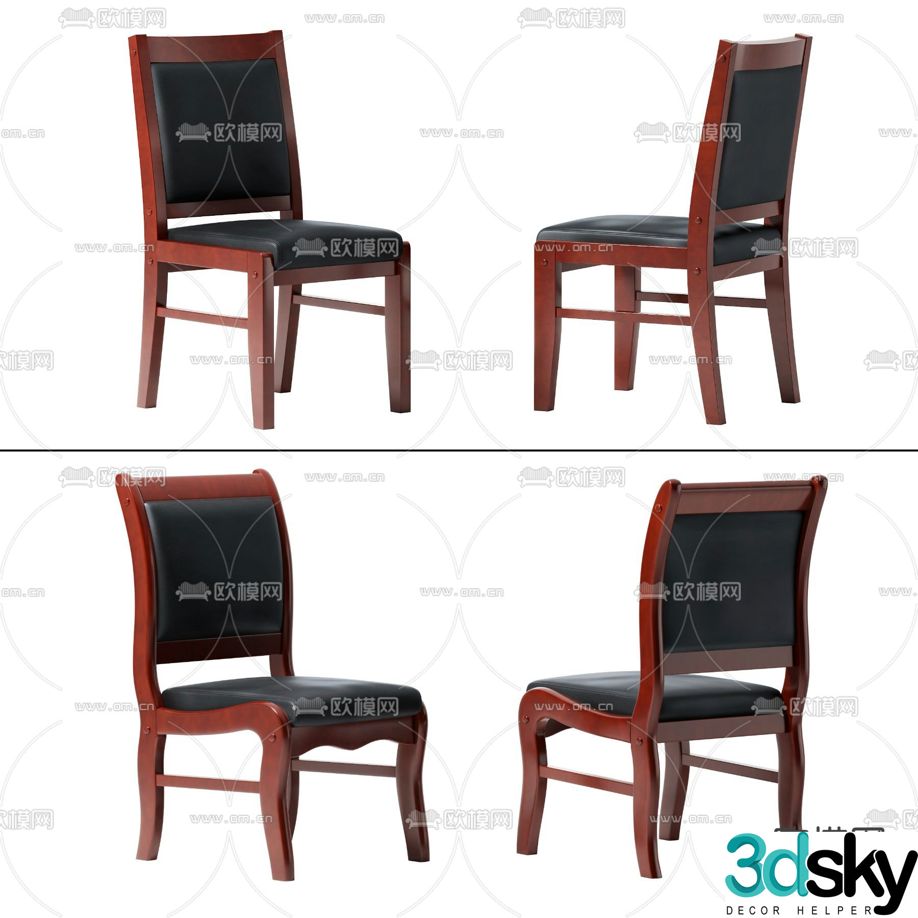 Office chair conference chair 3d model