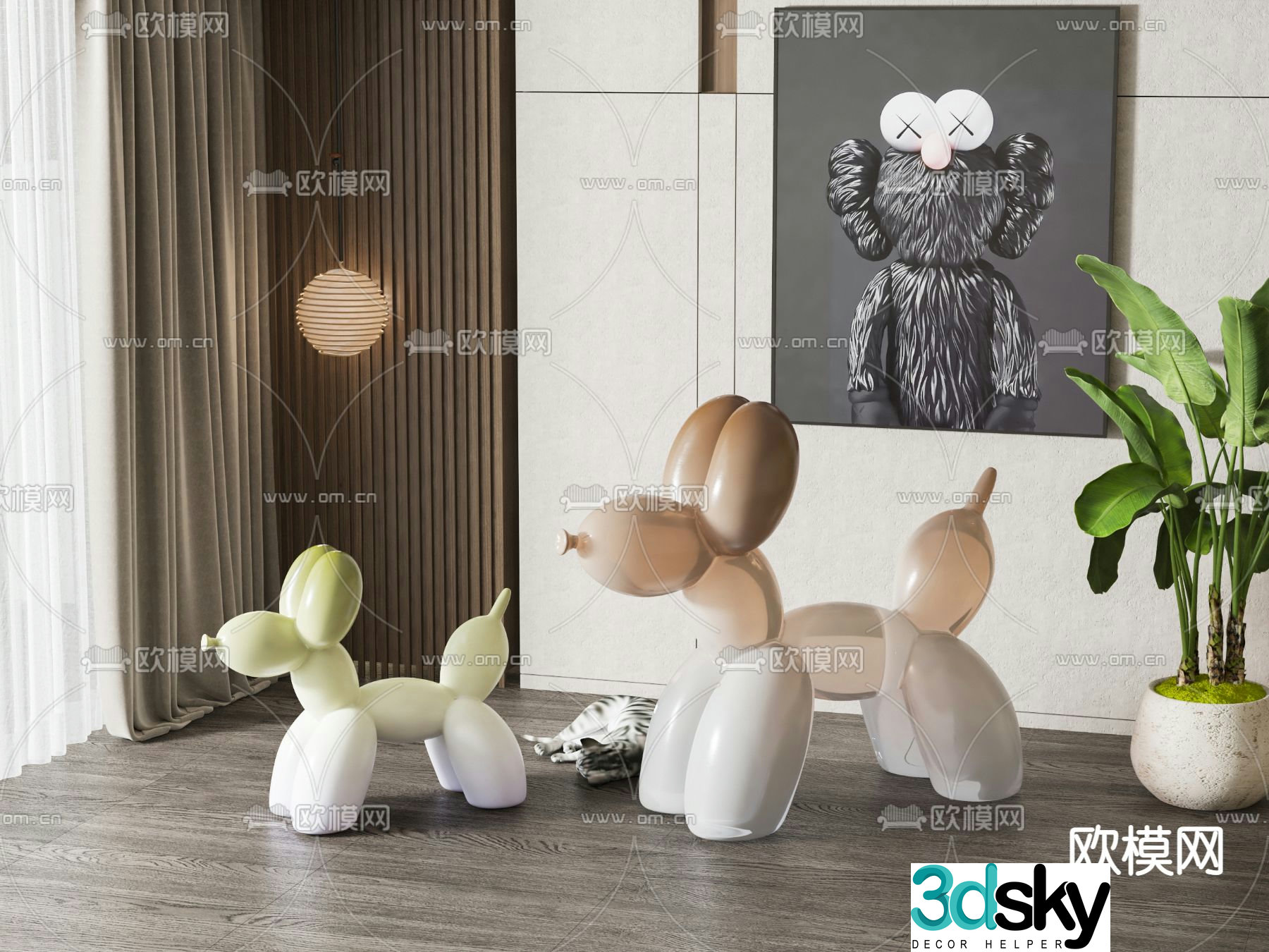 Children’s stool low stool 3d model