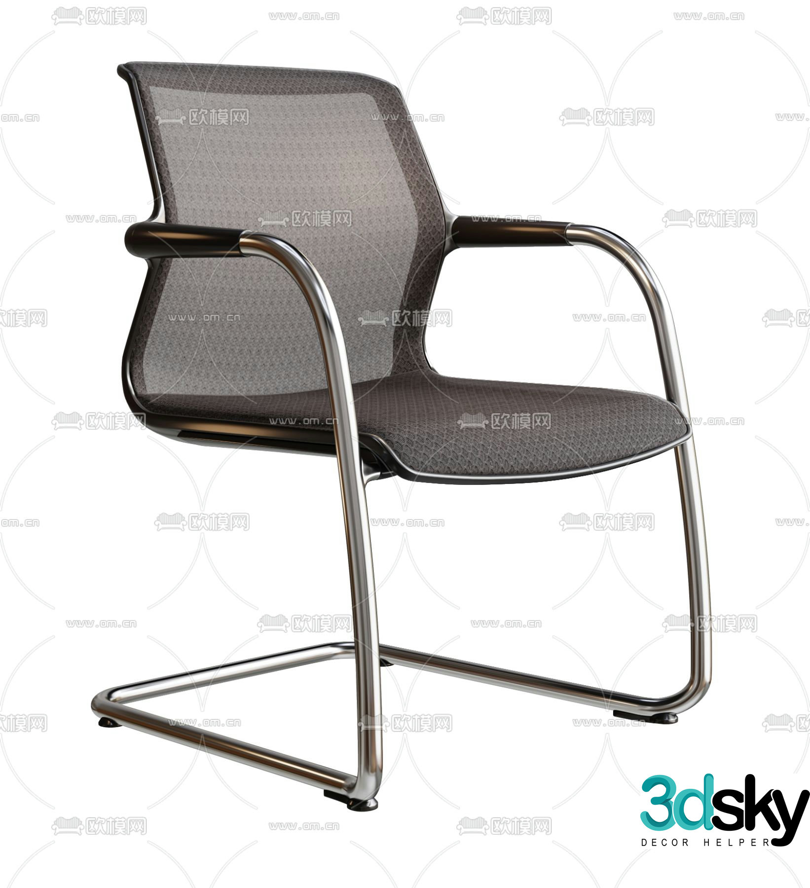 Office chair staff chair 3d model