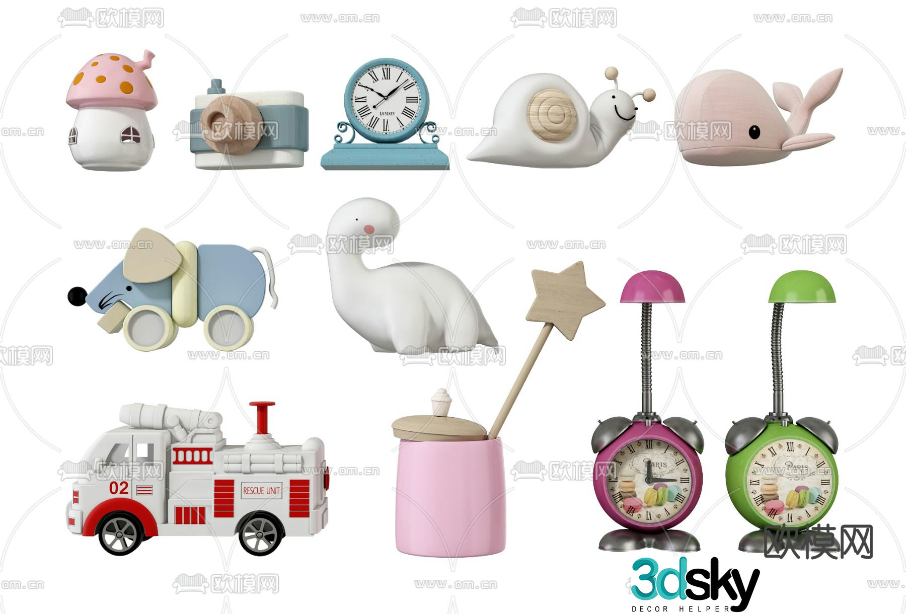 Children’s toys dolls children’s ornaments 3d model