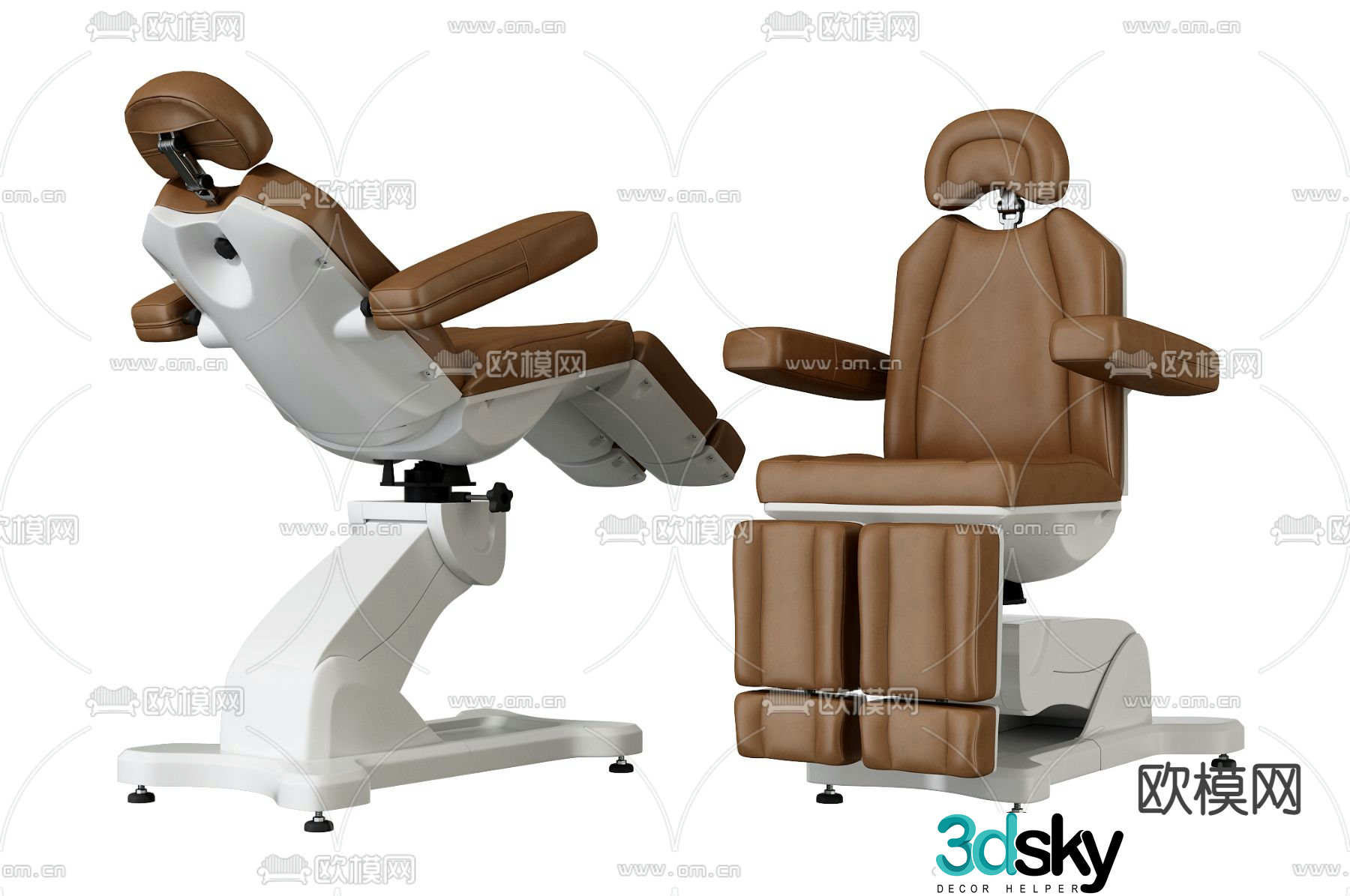 Beauty chair dentist chair 3d model