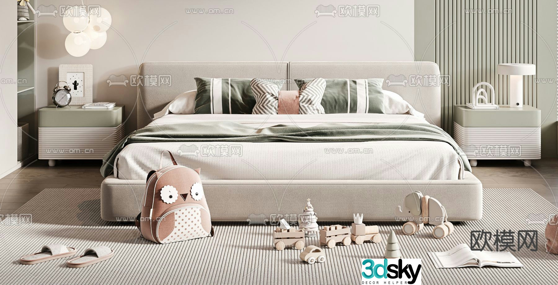 children’s bed child’s bed 3d model