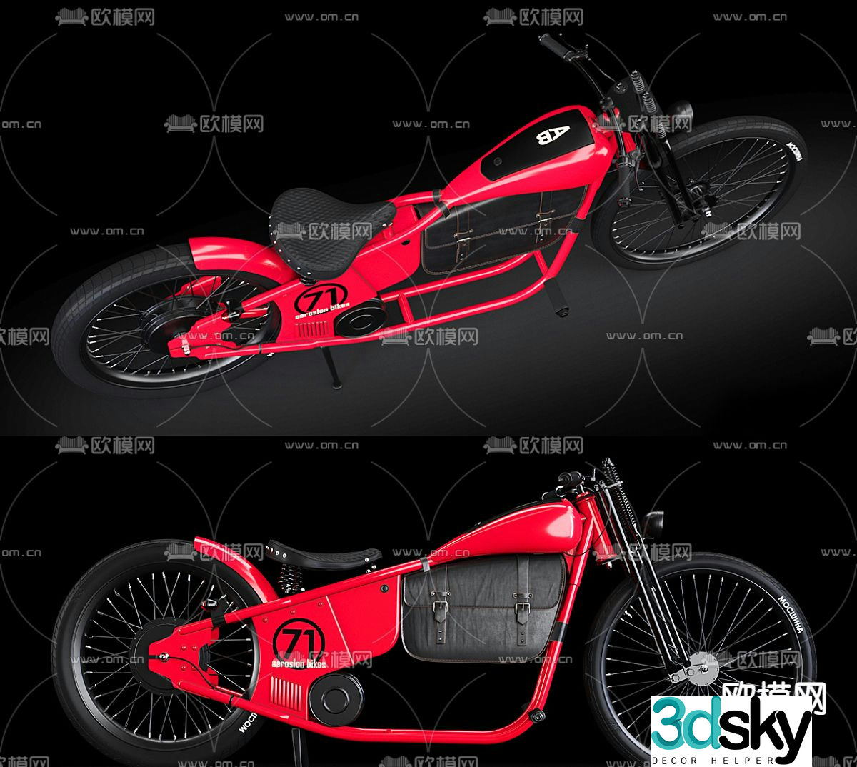 motorcycle 3d model