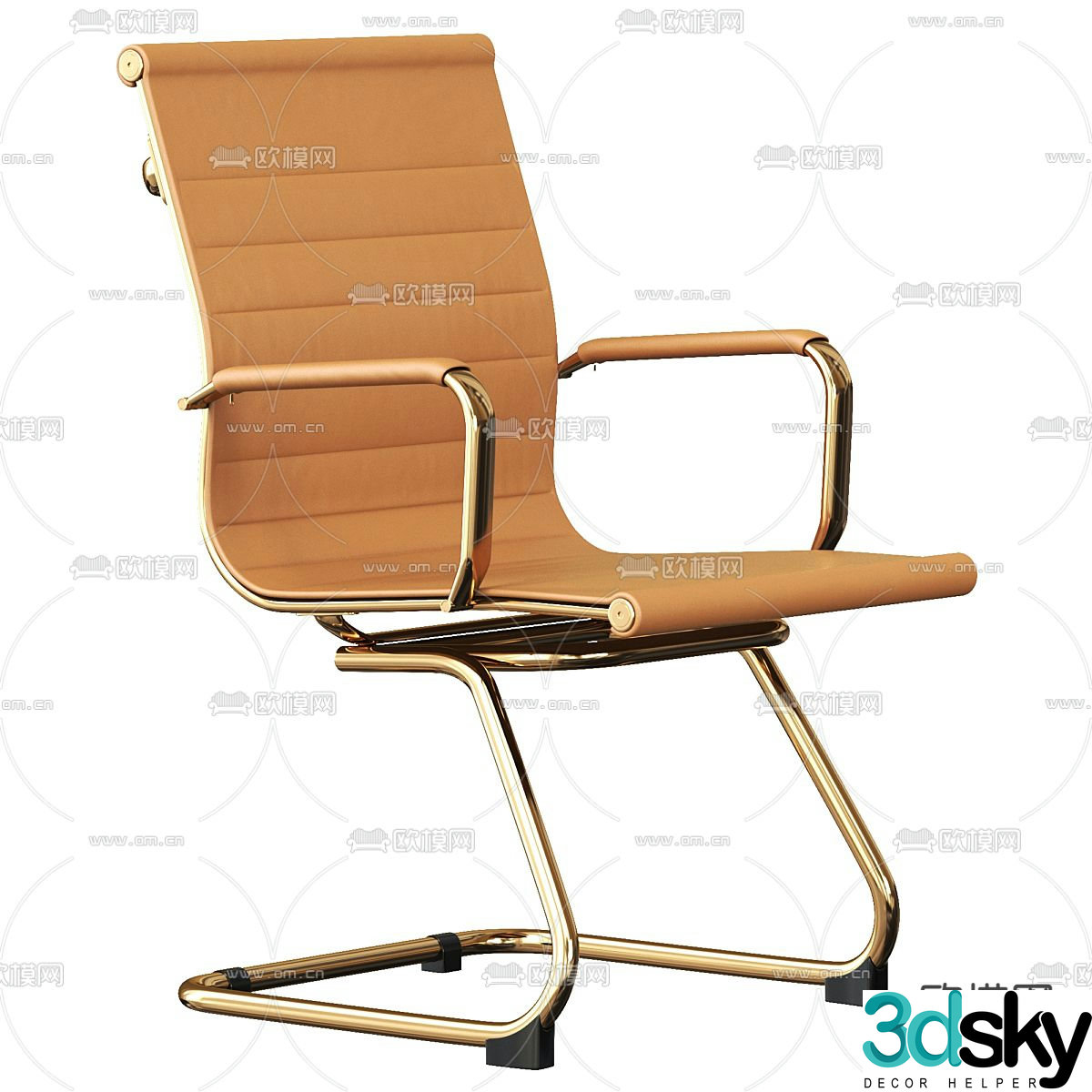 Class chair office chair 3d model