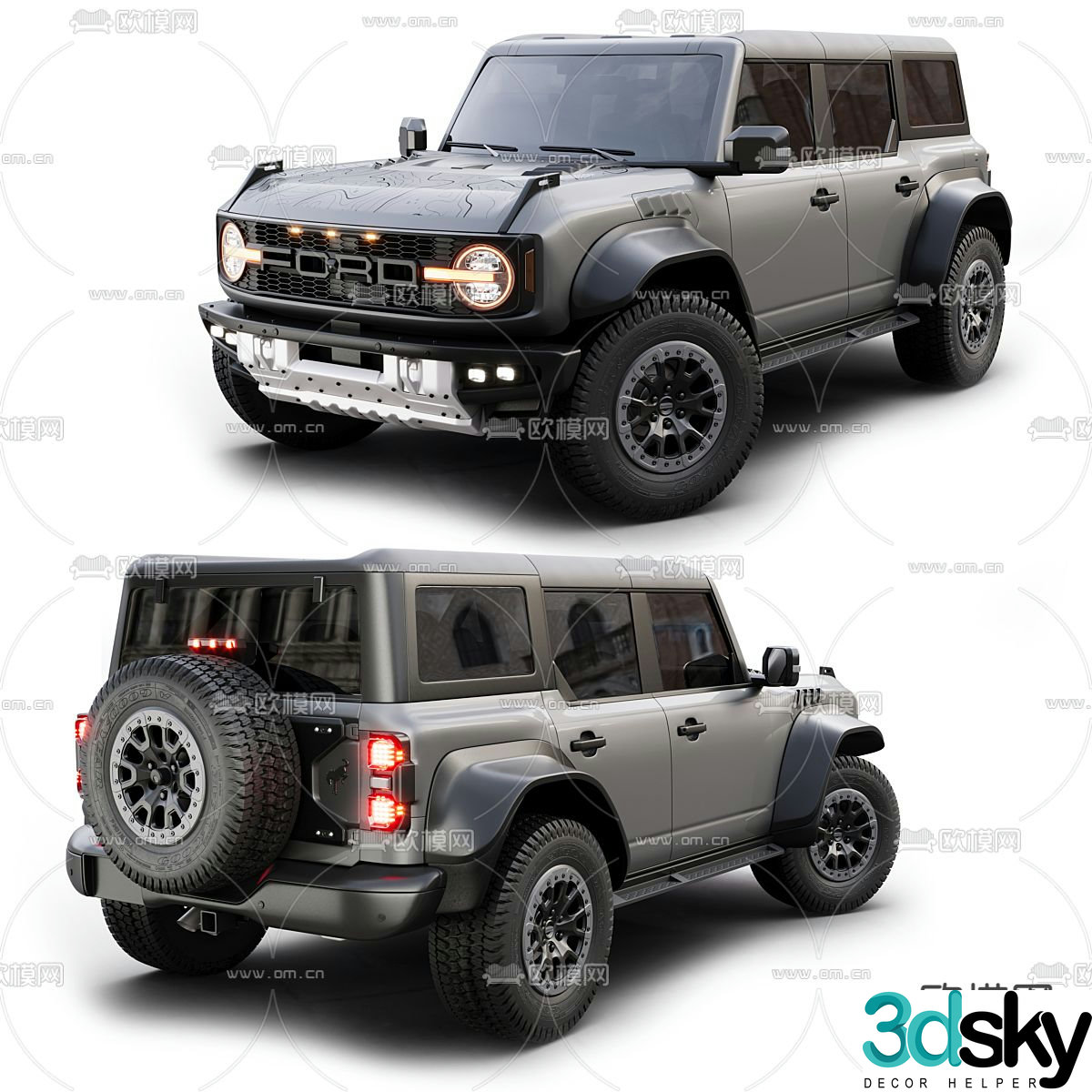 jeep off road vehicle 3d model