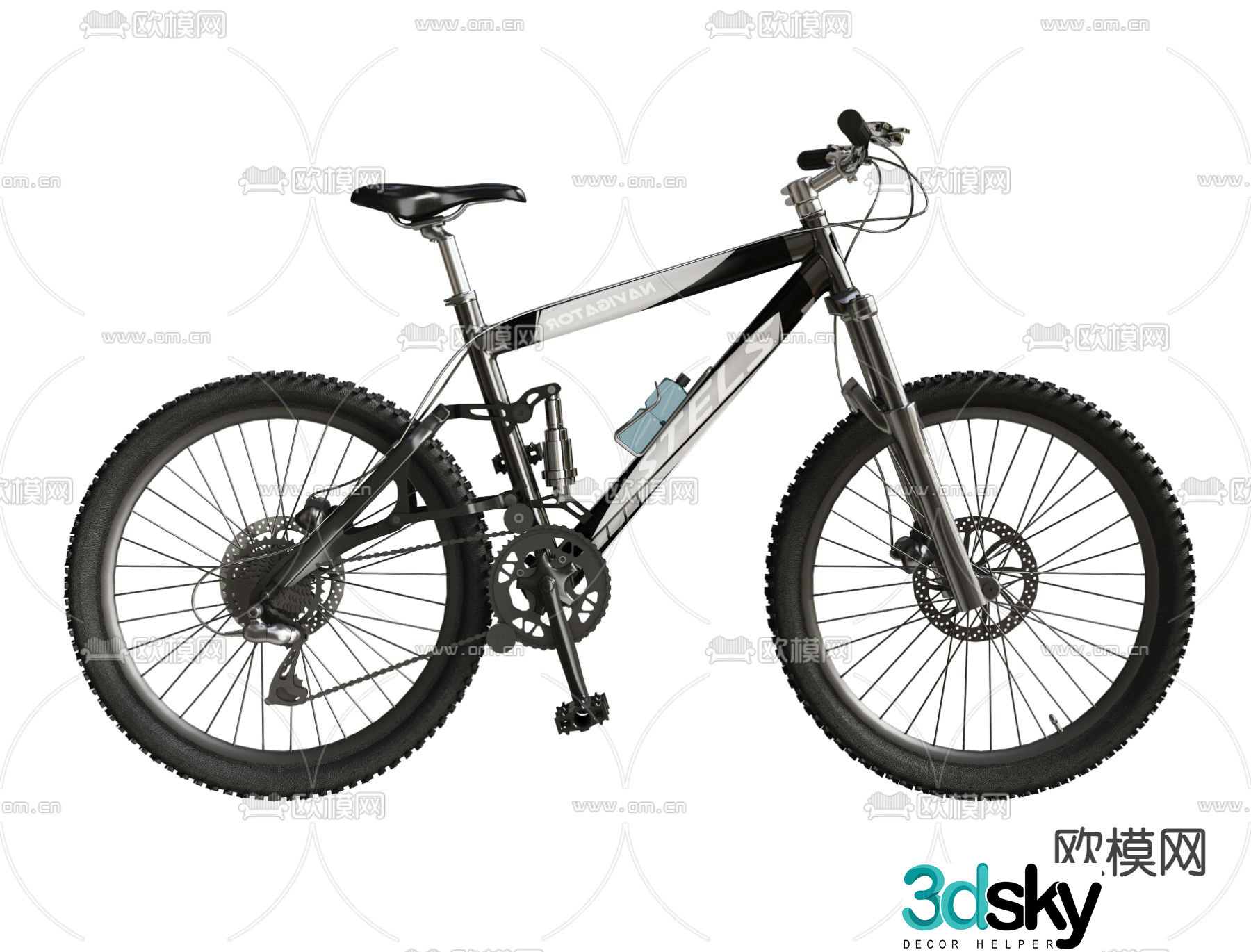mountain bike 3d model